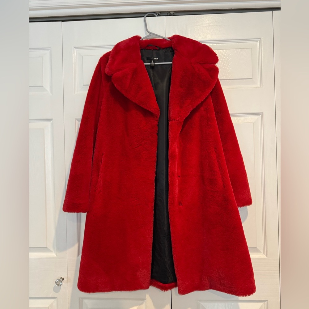 Aqua Size Small Red Coat